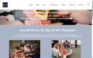 Suzuki Music Studio of Mt. Pleasant website