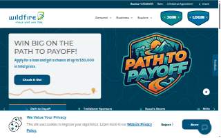 Wildfire Credit Union of Mt. Pleasant website