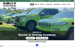 Buckle In Driving Academy website