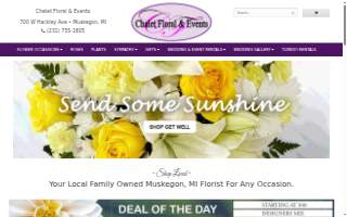 Chalet Floral website