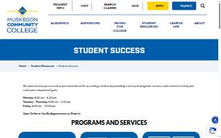 College Success Center website