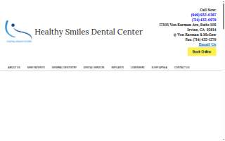 Healthy Smiles Dental Care of Muskegon website
