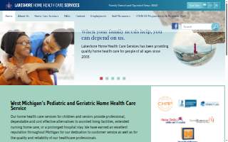 Lakeshore Home Health Care Services of Muskegon Heights website