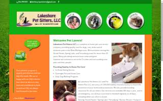 Lakeshore Pet Sitters of Muskegon Heights website