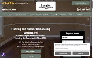 Lange Flooring Center of Muskegon Heights website