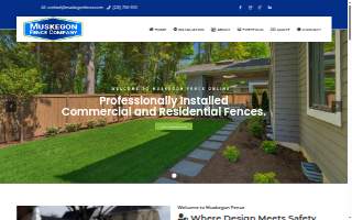 Muskegon Fence Company of Muskegon Heights website