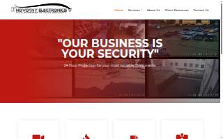 Novotny Electronics of Muskegon Heights website