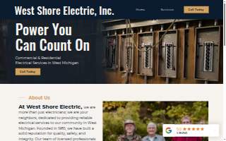 West Shore Electric Inc of Muskegon Heights website