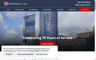 McCroskey Law Firm of Muskegon website