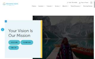 Shoreline Vision website