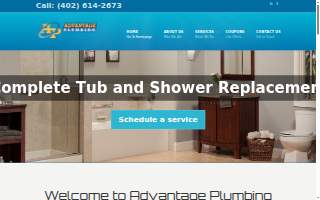 Advantage Plumbing Inc website