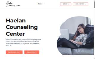 Haelan Counseling Center website