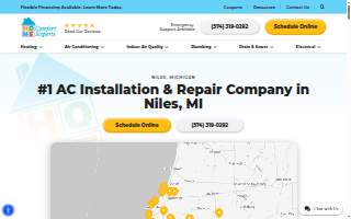 Home Comfort Experts website
