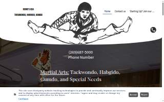 Hongs USA Taekwondo Inc website