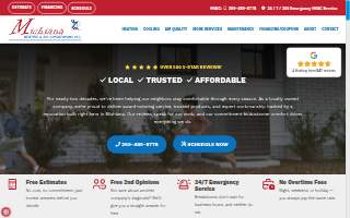 Michiana Heating & Air Conditioning website