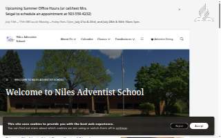 Niles Adventist School website