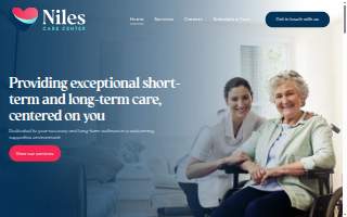 Niles Care Center website
