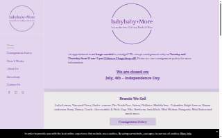 Baby Baby Plus More Inc website