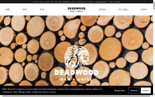 Deadwood Bar & Grill website