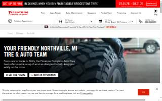 Firestone Complete Auto Care of Northville website