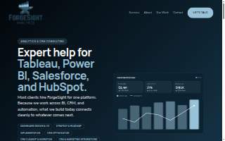 ForgeSight Analytics website