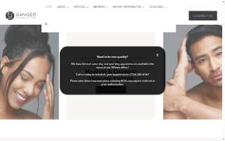 Ganger Dermatology (Plymouth) website