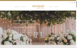 Marigold Wedding Planners of Northville website