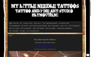 My Little Needle Tattoos of Northville website