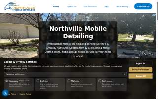 Northville Mobile Detailing website