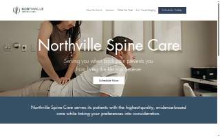 Northville Spine Care website