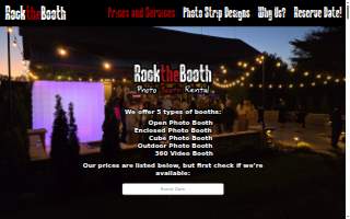 Rock the Booth - Photo Booth Rental of Northville website