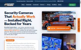 Security Camera Guru - Camera Installer of Northville website