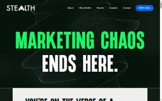 Stealth Consulting - Fractional CMO website