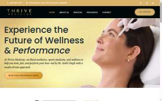 Thrive Medicine website