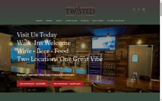 Twisted Cork Winery of Allen Park website
