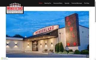 Wonderland Lanes of Northville website