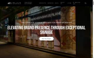 40 Visuals website