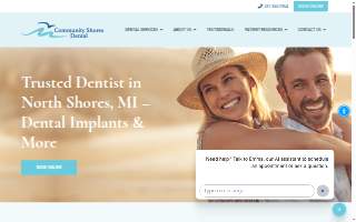 Community Shores Dental website
