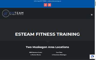 Esteam Fitness Training website