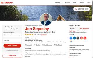 Jon Sepeshy - State Farm Insurance Agent website