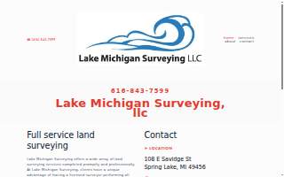 Lake Michigan Surveying of Norton Shores website