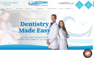 Laketown Family Dental website
