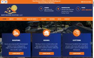 Northshore Roofing, LLC website