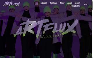 Artflux Dance Lab website