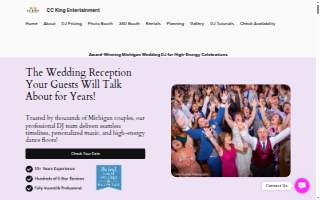 CC King Entertainment website