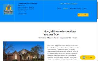 Commander And Chief Home Inspection LLC website
