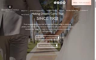 Diamond Castle Jewelers website