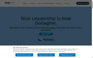 Dion Leadership website
