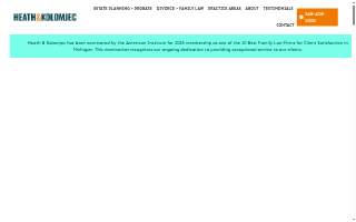 Heath & Kolomjec, PLC website