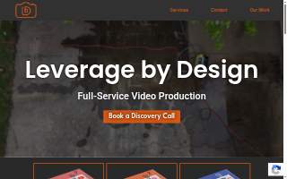 Leverage by Design website